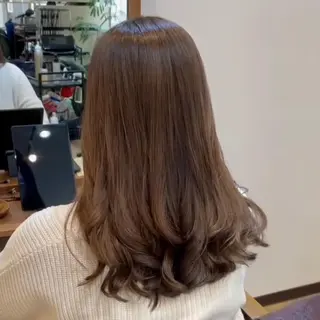 ロング 福岡人気No1🎀 コテ巻き風パーマ専門のヘアスタイル