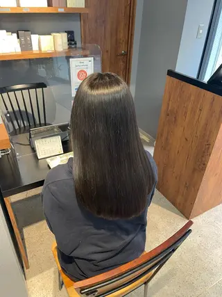 セミロング カラー レディースカット 募集/今間 海音のヘアスタイル