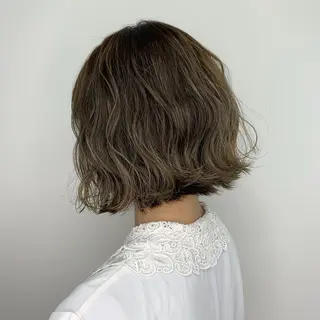 ミディアム カラー 𖧷 ⁺. 大人ヘア Yui 𓂃𓈒𓏸のヘアスタイル