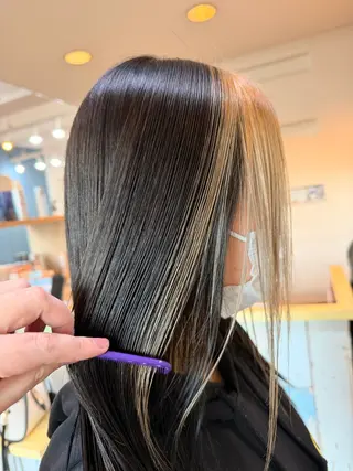 ロング カラー ~クロスパーマ~ 【CieL】鳥居信也のヘアスタイル