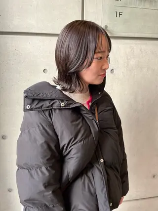 ミディアム 透明感カラー人気 ナンバーワンMIYUのヘアスタイル