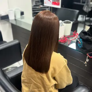 ロング カラー パドゥプロン あんずのヘアスタイル