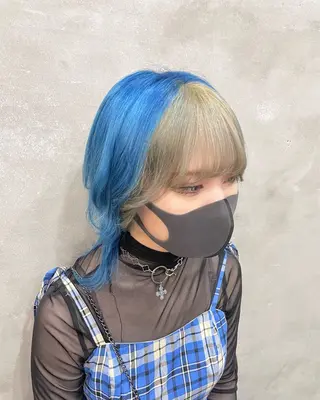ミディアム カラー ヘアアレンジ 【ピンク/韓国ヘア/ ヘアセット】亜海のヘアスタイル