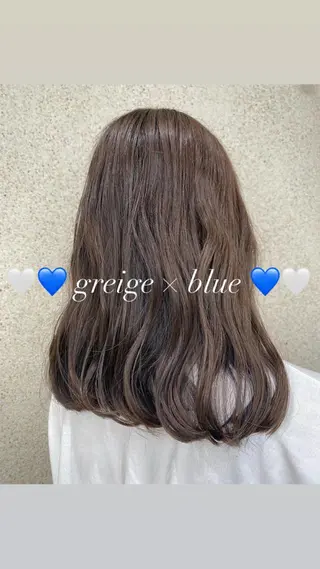 ミディアム カラー ヘアアレンジ 🎀髪質改善🎀 恵比寿/sayuのヘアスタイル