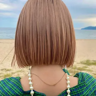 ショート カラー 𝙎𝙚𝙞𝙧𝙖 ☆カット/パーマのヘアスタイル