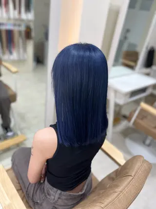 ミディアム カラー ミルクティー量産💙 💙ブリーチ特化💙のヘアスタイル