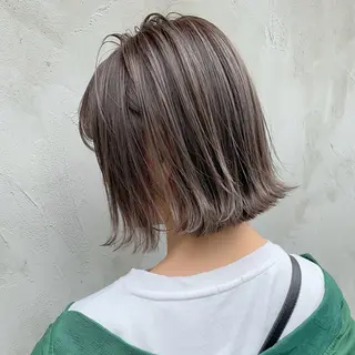 ショート カラー 韓国レイヤーカット 🧸ベージュカラーのヘアスタイル