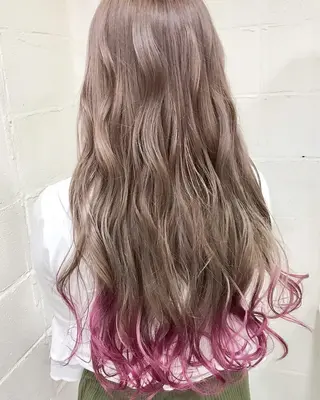 ロング カラー イヤリングカラー Ai 浅草橋店のヘアスタイル