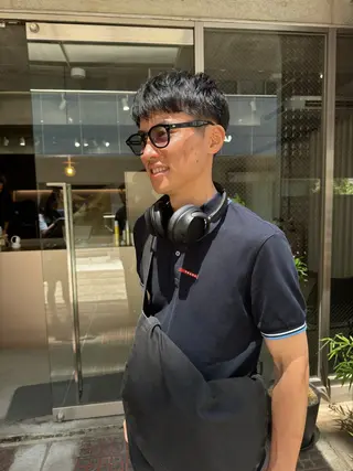 ショート メンズ 吉田一輝 外国人パーマのヘアスタイル