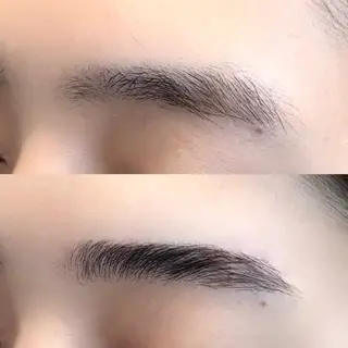 アイブロウ kanon本厚木 シースルーマッシュのヘアスタイル