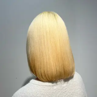 カラー 透明感/低ダメージ インナー🩵角田紗雪のヘアスタイル