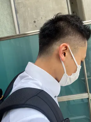 ショート メンズ 久木原 ゆりのヘアスタイル