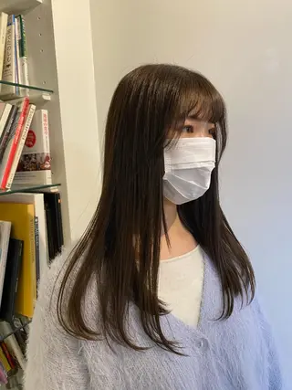 ロング 田口 樹理のヘアスタイル