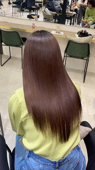 ロング 似合わせ×透明感カラ ーなら🎀マリアのヘアスタイル