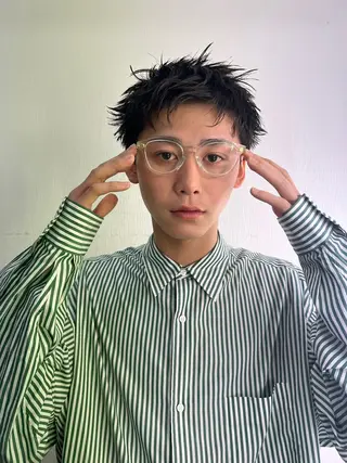 ショート メンズ 表参道メンズカット hikariのヘアスタイル