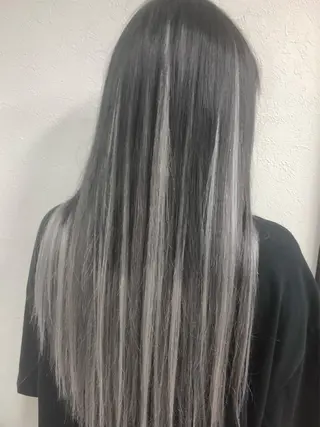 カラー ダブルスキルエクステ /羽エクステ白石宇由のヘアスタイル