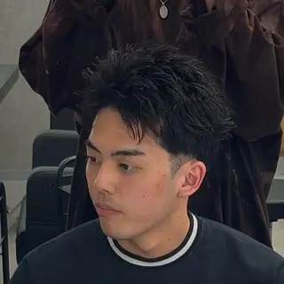 ショート ヘアアレンジ メンズ 【札幌メンズ特化】 🔥RIKU🔥のヘアスタイル