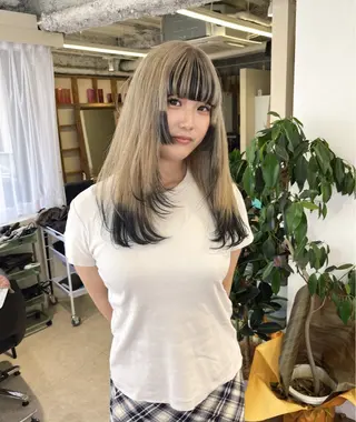 カラー 河原 楓樹のヘアスタイル