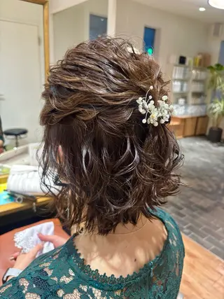 ショート ヘアアレンジ 🌈🌸あおき みちる🌟💗のヘアスタイル