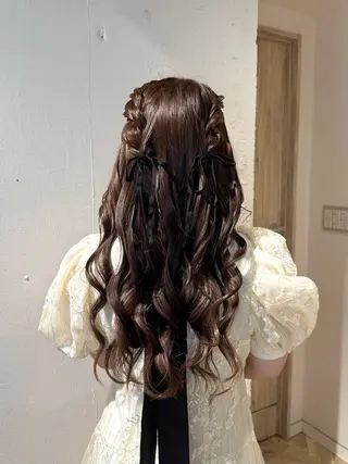 ヘアアレンジ 艶カラー/縮毛矯正/ アレンジ/akaneのヘアスタイル