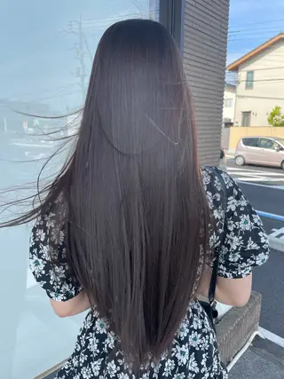 ロング 斉藤 葉月のヘアスタイル