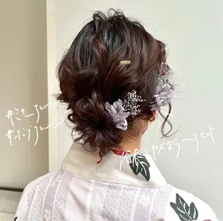 ショート ヘアアレンジ 卒業式お呼ばれ🕊️ ヘアセット✴︎ミキのヘアスタイル