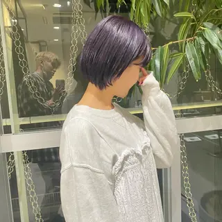 ショート カラー メンズパーマ💈藤田 晃志のヘアスタイル