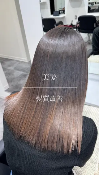 ミディアム カラー ヘアアレンジ 髪質改善カラー🪞 美髪縮毛矯正🪞城のヘアスタイル