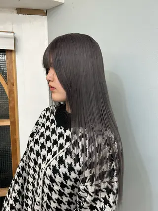 ロング カラー 💜Noa /艶髪ハイトーン💫のヘアスタイル