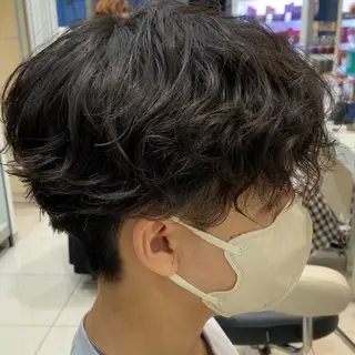 パーマ メンズ メンズ縮毛矯正 ♠️店長下平隼人のヘアスタイル