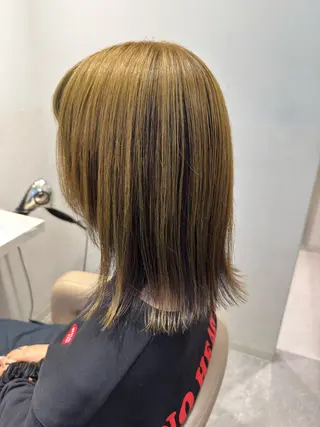 ミディアム カラー 🍇おぐら めぐみ🍇のヘアスタイル