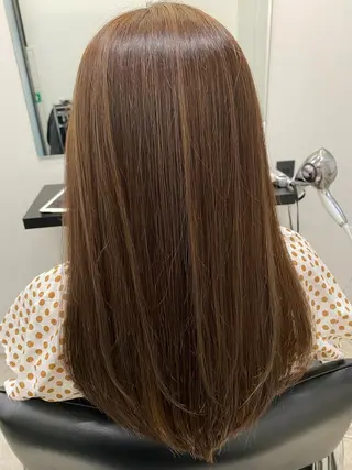ロング カラー 【艶髪×韓国風】 毛流れ職人 RYOのヘアスタイル