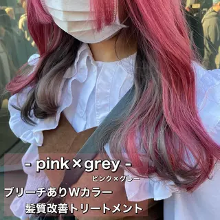 ロング カラー ボブカットモデル 募集中　ukaのヘアスタイル