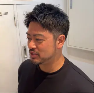 メンズ 艶カラー 🩵NATSUKIのヘアスタイル