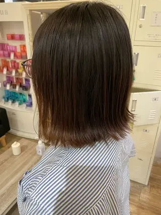 ミディアム ボブカット 佐々木 祐太のヘアスタイル