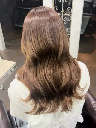 ロング 💙透明感カラー推し 🇰🇷ココロ🦋のヘアスタイル
