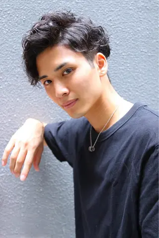 パーマ メンズ angelica布施 窪田隆平のヘアスタイル
