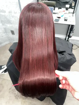 ロング カラー パーマ 🌈艶髪/髪質改善 新宿itouのヘアスタイル