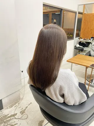 セミロング うる艶ヘア♡韓国好き 透明感　shotaのヘアスタイル