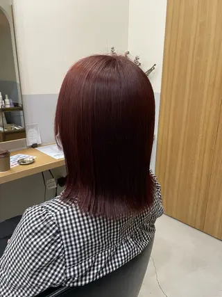 ミディアム 鈴木 美由華/透明感/岡崎のヘアスタイル