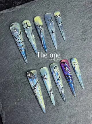 ネイル Theone栄店 赤松のネイルデザイン