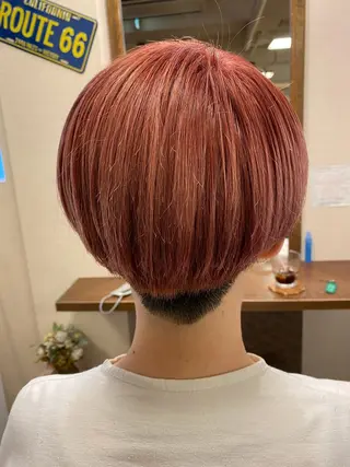 ショート カラー liL  hair サトウリョウタのヘアスタイル