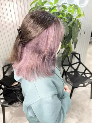 セミロング カラー LOOP hairのヘアスタイル