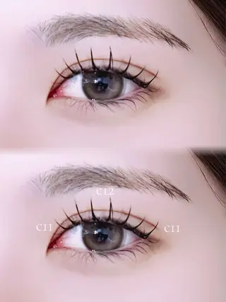 マツエク・マツパ Froom🎀 hinataのマツエク・マツパデザイン