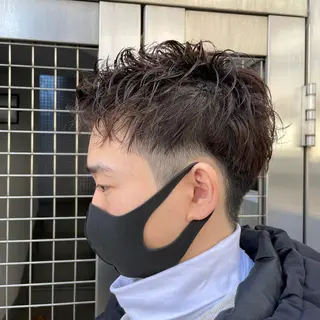 ショート メンズ 【メンズ縮毛矯正】 田中秀斗のヘアスタイル