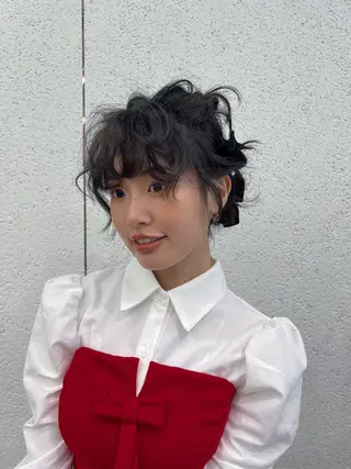 パーマ ヘアアレンジ サカモト ナオミのヘアスタイル