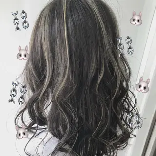 セミロング カラー 【髪質改善特化】 艶髪/透明感カラーのヘアスタイル