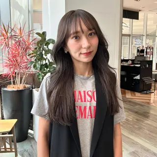ロング カラー 透明感カラー k-twoういのヘアスタイル