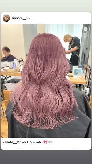 ロング カラー 抜きっぱなしブロンド /ハイトーン/カナタのヘアスタイル