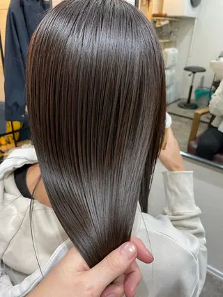 ロング カラー 水素トリートメント/ 髪質改善/ナカノメのヘアスタイル